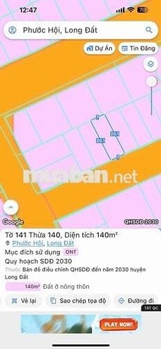 Đất biển Lộc An - Đất Đỏ - BRVT