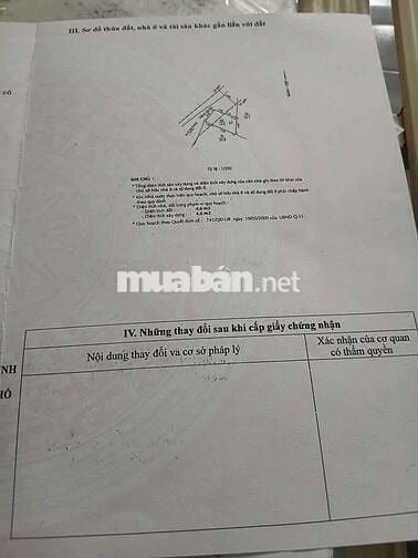 bán nhà hẻm 25/25 đội cung P11 Q11 2 tỷ 6