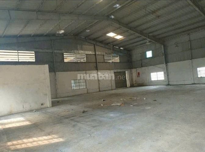 Kho xưởng cho thuê mặt tiền Lê Văn Khương , DT: 1,200m2