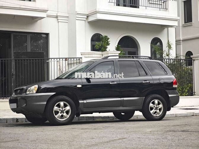 Hyundai Santafe Gold 2004 Số tự động Đen