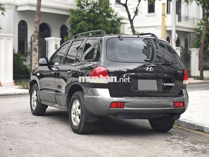 Hyundai Santafe Gold 2004 Số tự động Đen