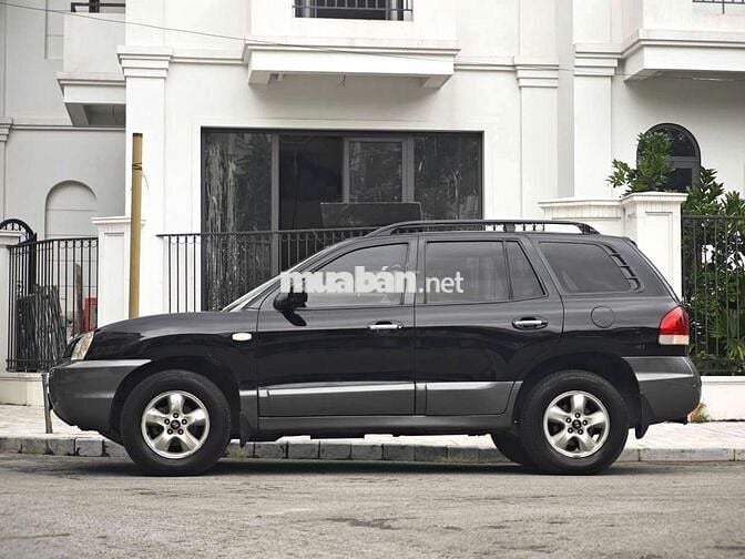 Hyundai Santafe Gold 2004 Số tự động Đen