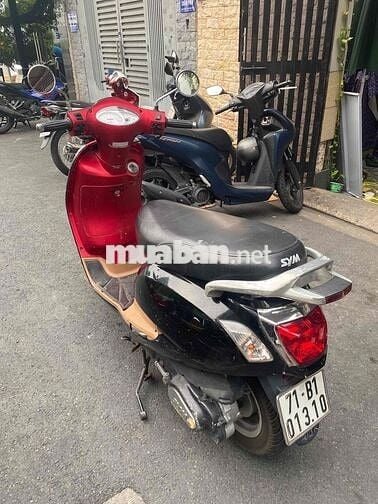SYM Elizabeth Xăng màu Đen, Đỏ, Nâu
