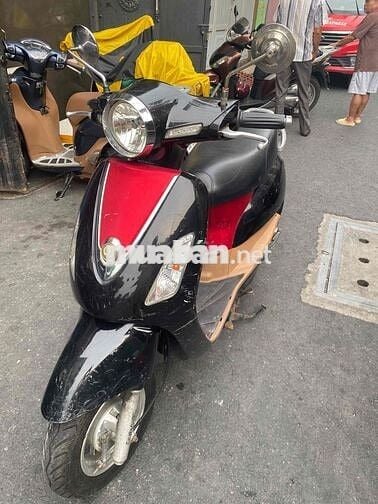 SYM Elizabeth Xăng màu Đen, Đỏ, Nâu