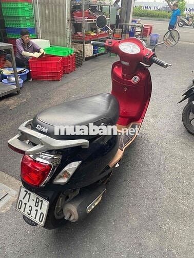 SYM Elizabeth Xăng màu Đen, Đỏ, Nâu