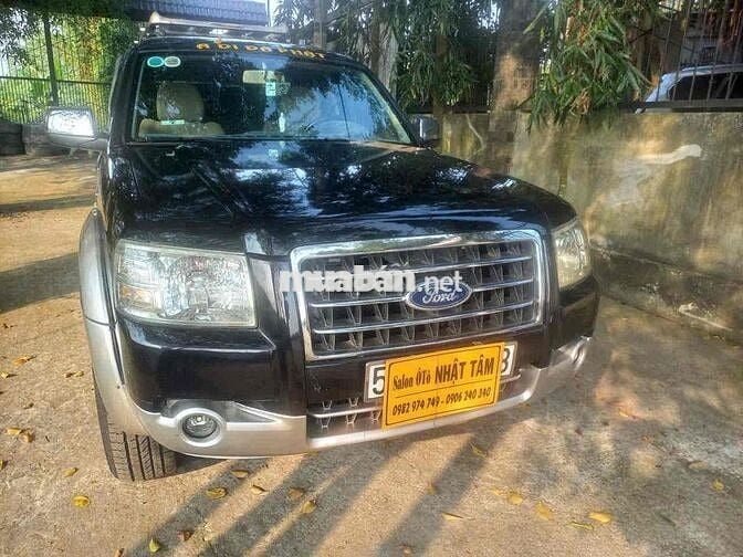 Ford Everest 2.5L MT 2008 Đen 120.000km
