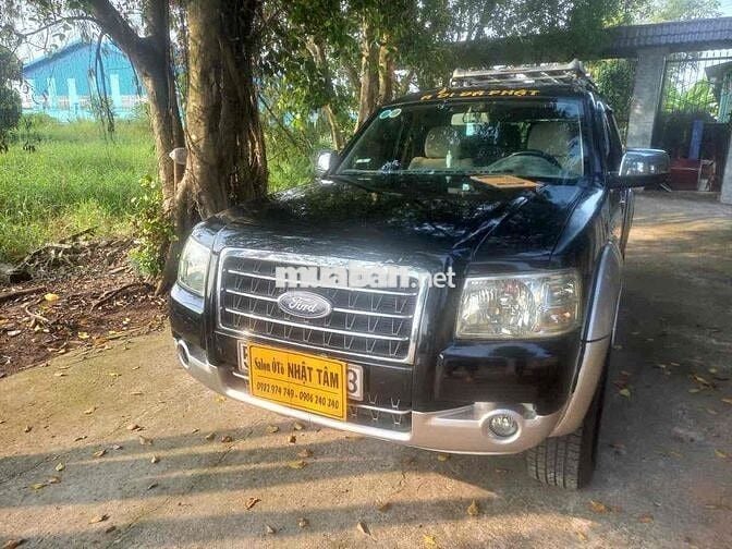 Ford Everest 2.5L MT 2008 Đen 120.000km