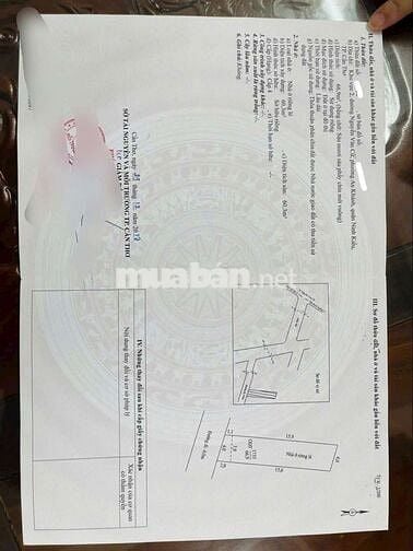BÁN NHÀ TRỆT HẺM 388 ĐÃ HOÀN CÔNG, NK CẦN THƠ 