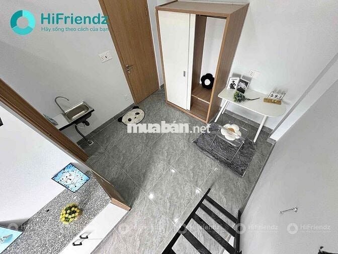 CHO THUÊ CHDV BAN CÔNG NGAY HOÀNG DIỆU 2,ĐHHUB, NGÃ TƯ THỦ ĐỨC MỚI XÂY