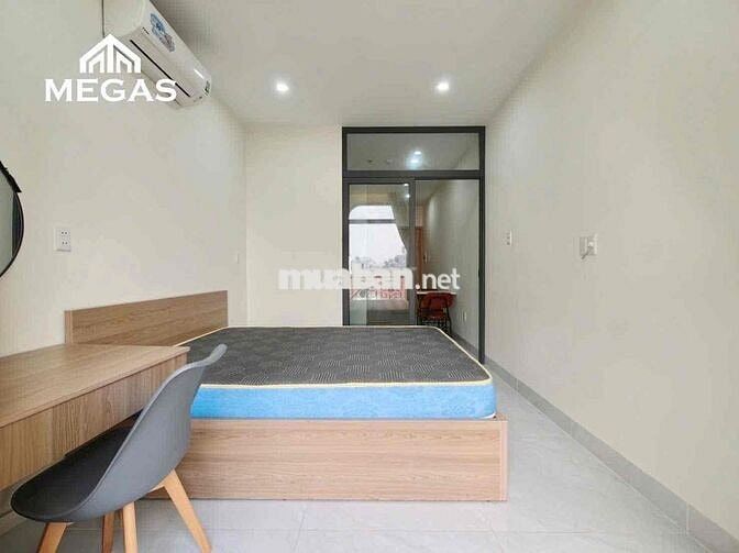 1PN BAN CÔNG FULL NỘI THẤT 40m2 TOÀ NHÀ CÓ BẢO VỆ HẺM Ô TÔ