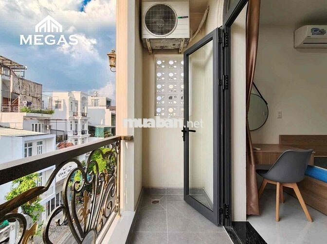 1PN BAN CÔNG FULL NỘI THẤT 40m2 TOÀ NHÀ CÓ BẢO VỆ HẺM Ô TÔ
