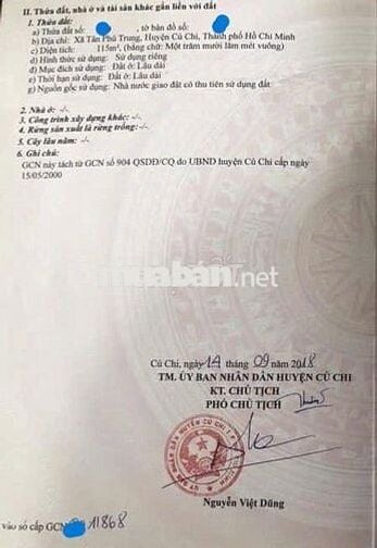 bán dãy trọ 5 phòng ở Tân Phú Trung, gần KCN Tân Phú Trung