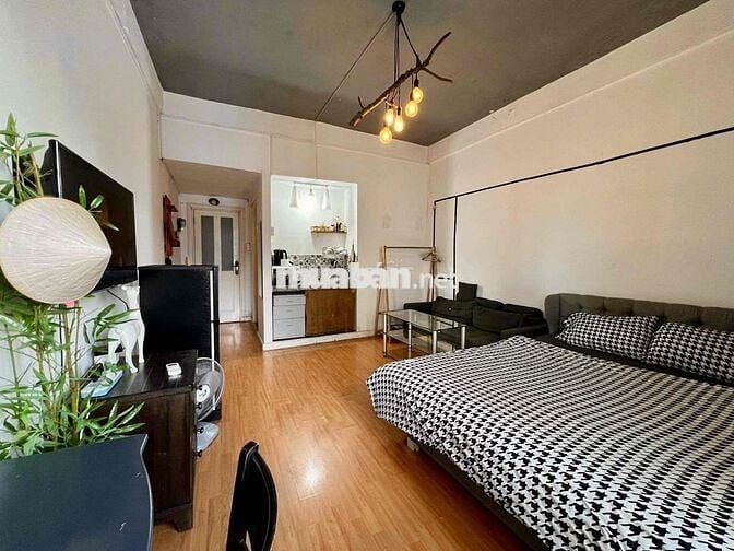 🏡CHUNG CƯ 1PN FULL NỘI THẤT | THANG MÁY NGAY NGUYỄN THÁI BÌNH - Q1