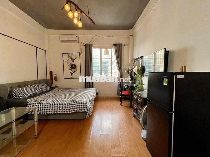 🏡CHUNG CƯ 1PN FULL NỘI THẤT | THANG MÁY NGAY NGUYỄN THÁI BÌNH - Q1