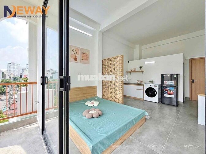 MÊ-Cho thuê CHDV ban công tách bếp máy giặt riêng full NT gần Q10, 11