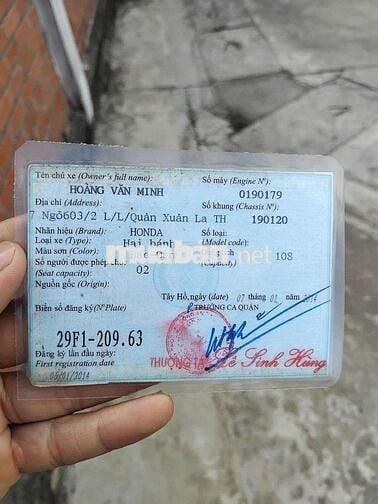 chính hãng Honda.xe Vision 2014 còn mới toanh