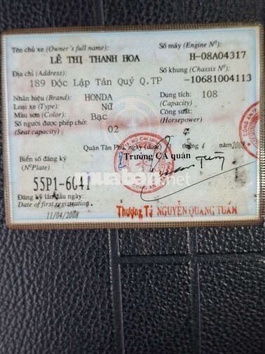 Honda Leader FI 2008 Bạc