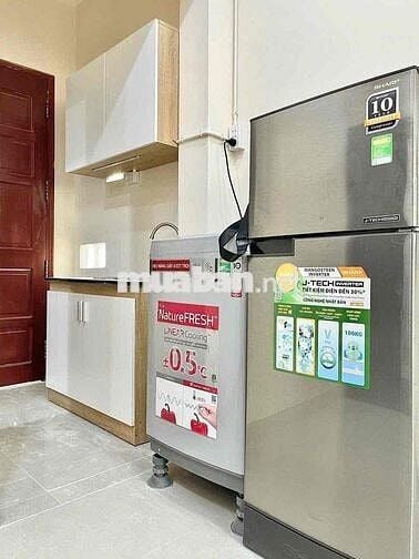 Studio 35m2 máy giặt riêng ngay Phan Chu Trinh gần chợ Bà Chiểu, Q1,3