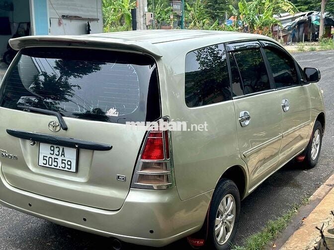 Toyota Innova 2007 Full G Vàng cát 7 chỗ
