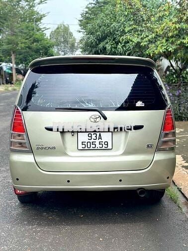 Toyota Innova 2007 Full G Vàng cát 7 chỗ