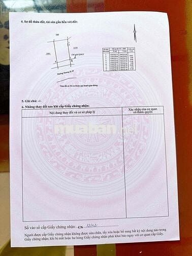 kẹt tiện hạ giá bán rẻ đất mặt tiền đường hương lộ 45