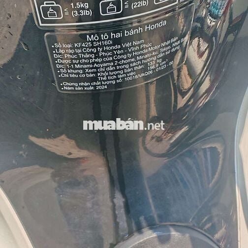 Honda SH 160i 2024 Trắng 7278 km