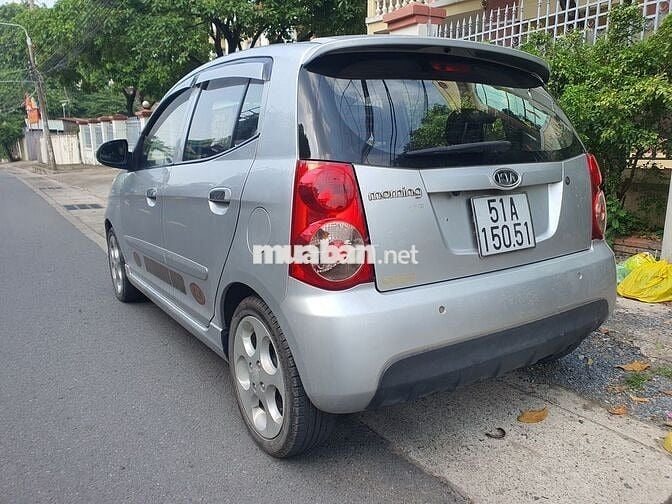 Kia Morning SLX 2008 Tự động Bạc 99.000km