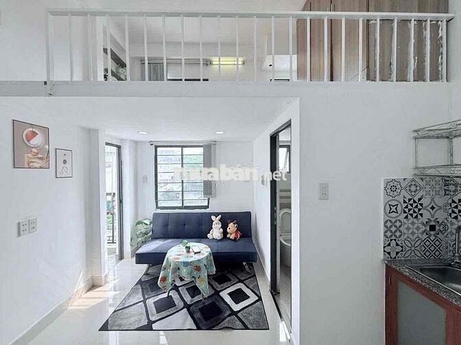 Căn hộ mini doublex, dtsd 30m2, nội thất dính tường, 4.7tr/tháng