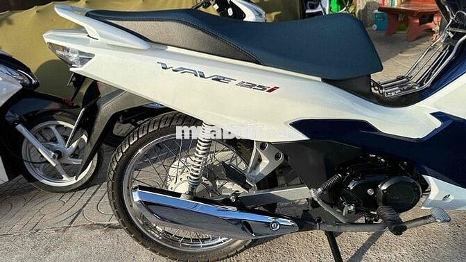 Honda Wave i 125 2024 Trắng xanh ( hỗ trợ góp )