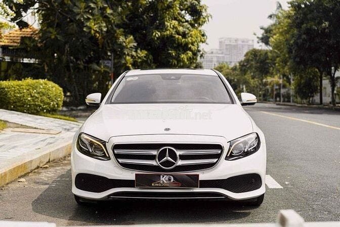 Mercedes E250 facelift 2018 Trắng/ nt nâu giá tốt
