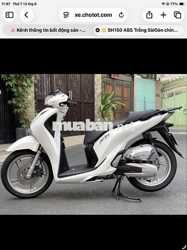 Honda SH150 ABS Trắng