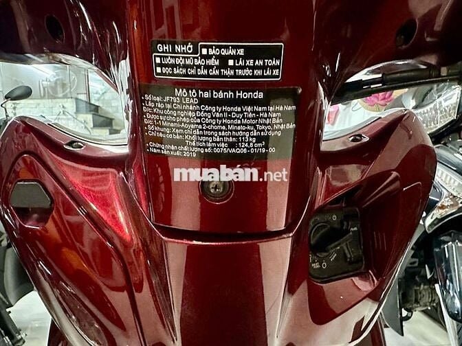 Honda Lead 125 2019 màu Đỏ