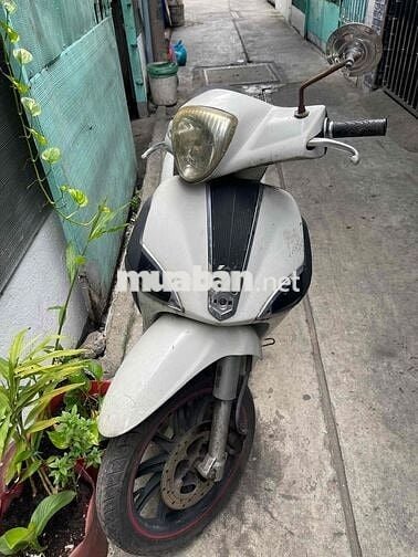 Piaggio Liberty Trắng đề sẹc sec ko nổ