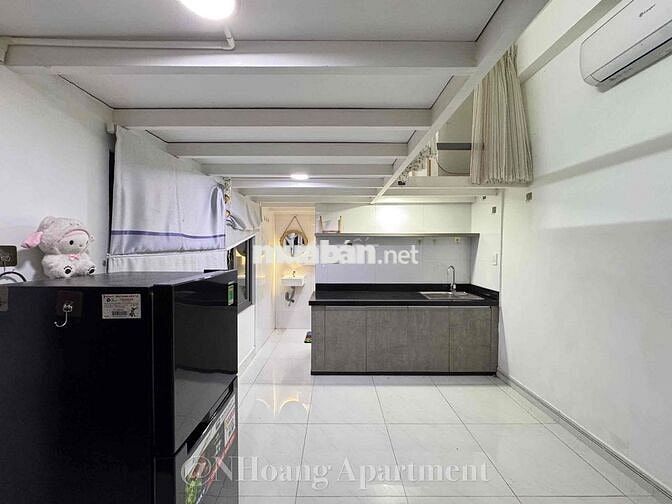 Cho Thuê Phòng Gác Balcon Cửa Sổ 25m2 Full NT 3ng3xe Ngay ĐBP Q3
