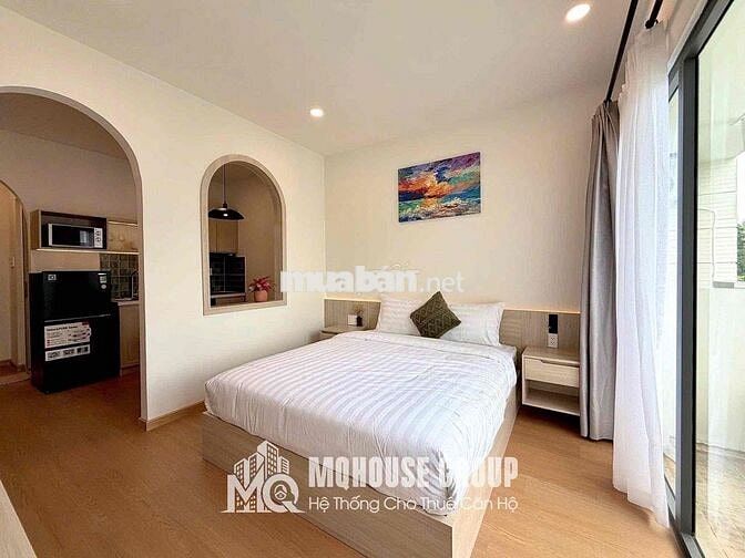 Căn hộ 1PN full nội thất máy giặt riêng ban công Lý Thường Kiệt Quận10