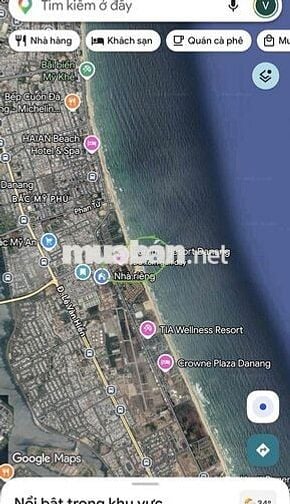 Bán nhà phố biển nghỉ dưỡng đối diện Furama