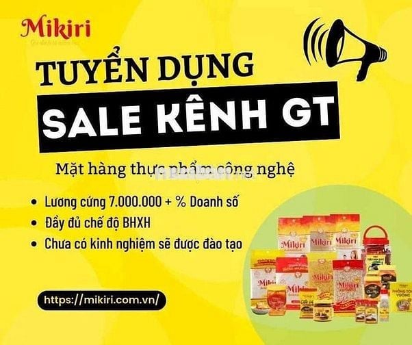 Tuyển 3 sale ghi toa Sóc Trăng - Lương cứng 7 TR