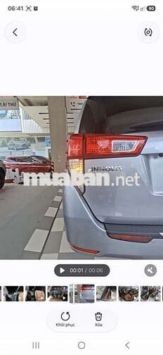 Toyota Innova 2.0G AT 2019 Bạc Tự động