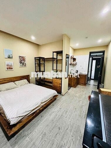 CHO THUÊ CĂN HỘ STUDIO FULL NỘI THẤT NGÃ 5 ĐẠI HỌC GIÁ 4,5 TRIỆU/THÁNG