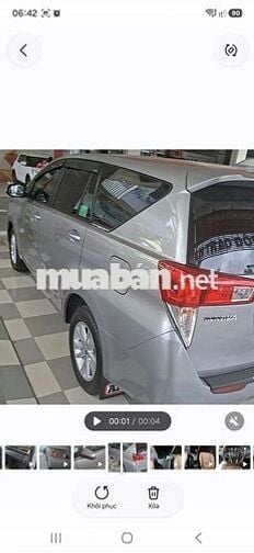 Toyota Innova 2.0G AT 2019 Bạc Tự động