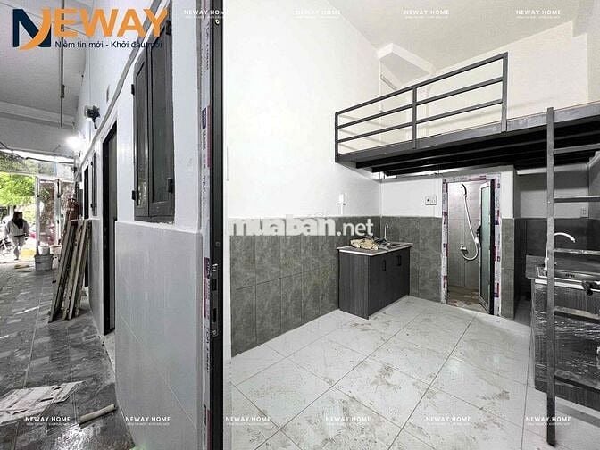 PHÒNG TRỌ CÓ GÁC DÃY TRỌ TRỆT MỚI XÂY - SẴN NỘI THẤT - VƯỜN LÀI