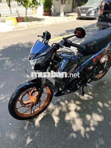 Suzuki Raider Đen, Xanh, Cam
