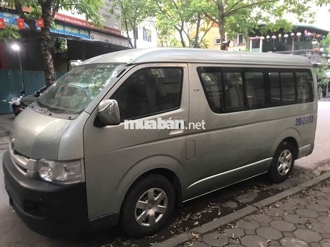 Toyota Hiace 2008 3 chỗ máy dầu