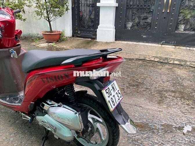 Honda Vision 2025 Cao Cấp màu Đỏ