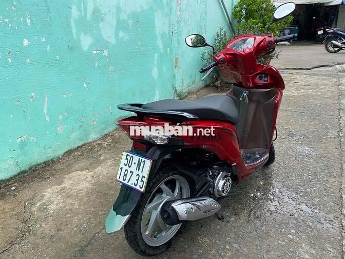 Honda Vision 2025 Cao Cấp màu Đỏ