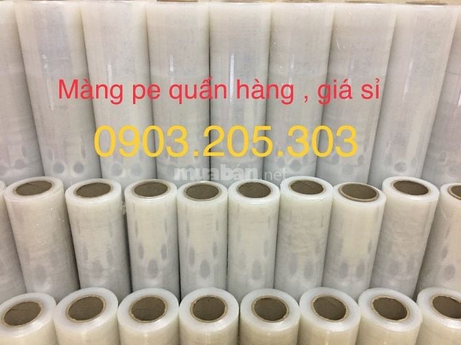 Bán Băng keo, Màng Pe Quấn Hàng, Xốp Hơi, giá sỉ.