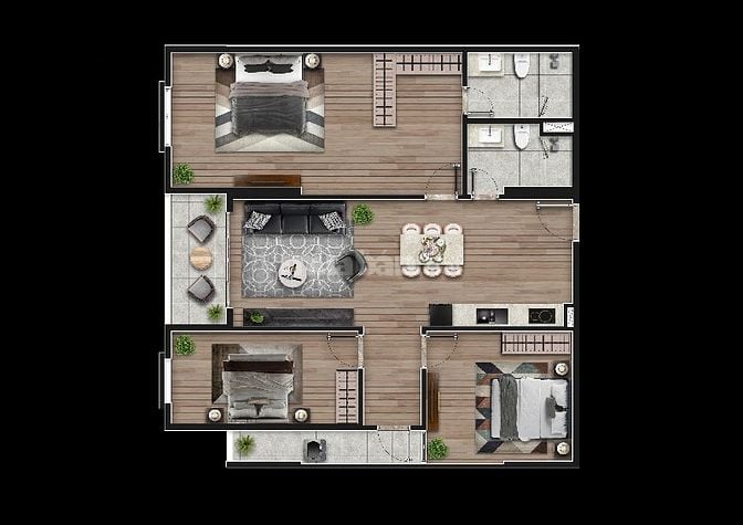 🏙️ CĂN HỘ 3PN 117M2 NGAY NGÃ TƯ LÊ QUANG ĐẠO GIÁ CHỈ 79,6 TRIỆU/M2