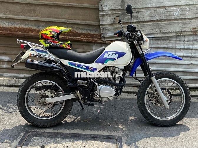 KTM Cào cào 150 Trắng, Xanh 5 số