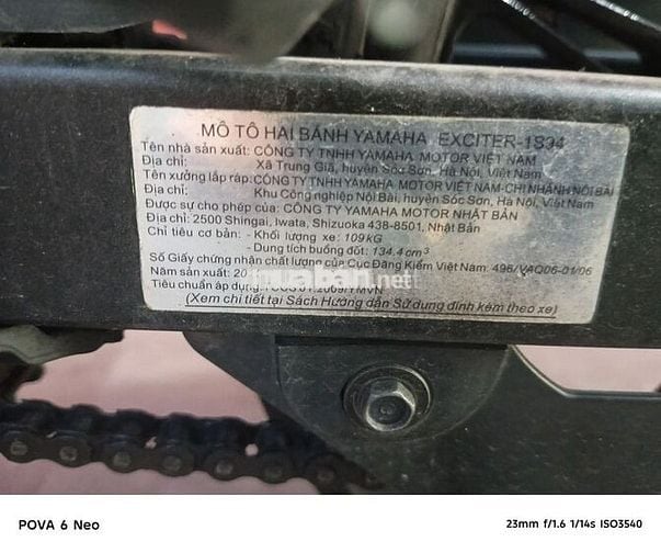 Yamaha Exciter 1S94 2011 Đỏ