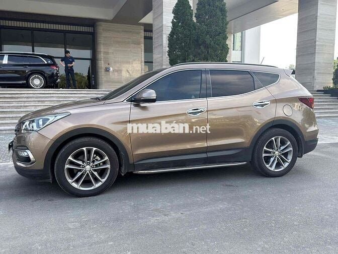 Hyundai Santafe 2016 Full Dầu 2.2L 4 bánh Nâu